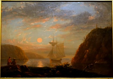 Somes Sound, Mount Desert Island, Maine, by Fitz Henry Lane, c. 1855, oil on canvas - Cape Ann Museum - Gloucester, MA - DSC01199