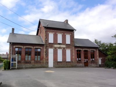 Sommeron (Aisne) mairie-école