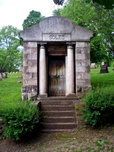 Soles Mausoleum, McKeesport and Versailles Cemetery, 2015-05-25, 02 (JPEG)