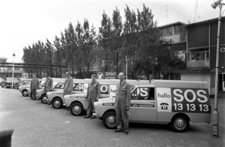 SOS dienst verleningenbedrijf in Amsterdam. De taximeter waarop precies staat wa, Bestanddeelnr 921-4141