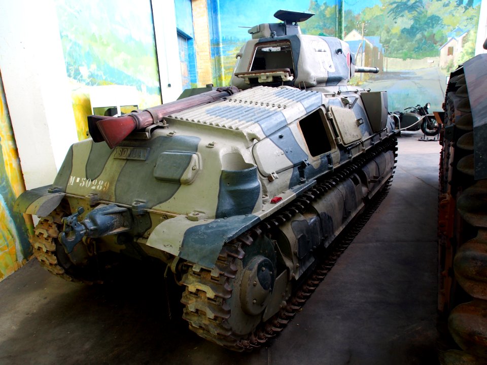SOMUA S 35, Tanks in the Musée des Blindés, France, pic-2