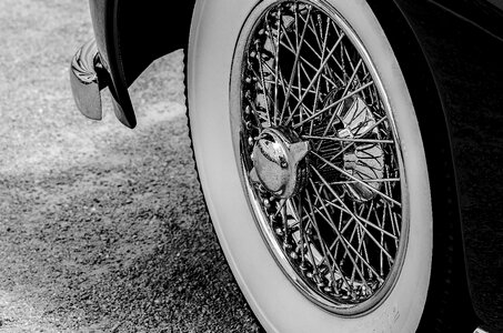 Vehicle black white