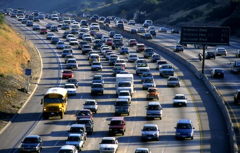 California transportation cars photo