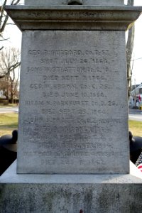 Soldiers Monument side 4 - Paxton, Massachusetts - DSC08318