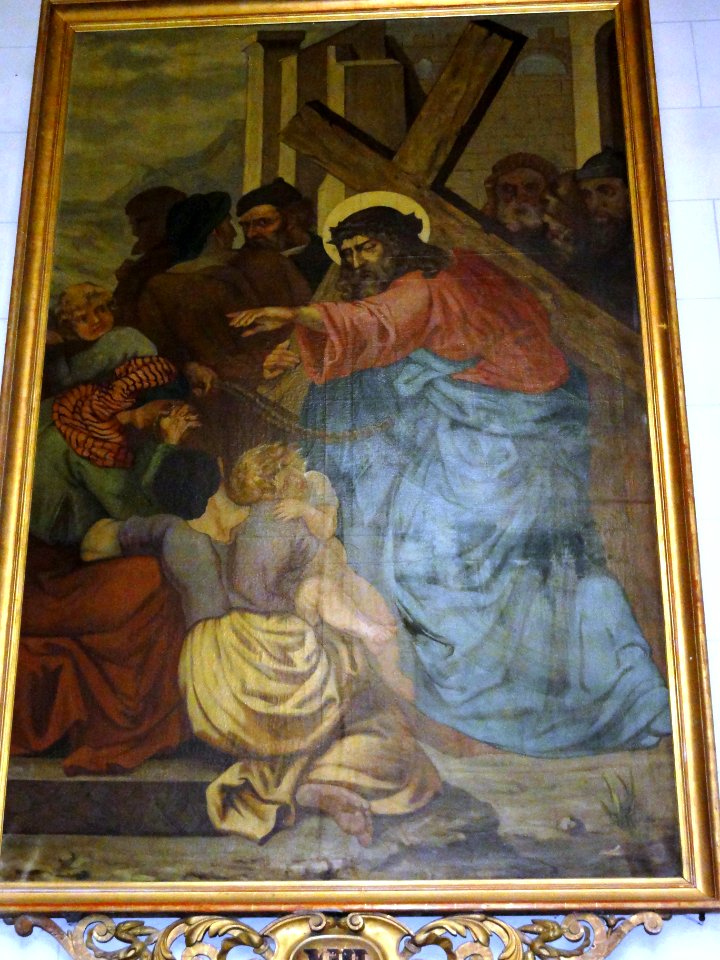 Solesmes (Nord, Fr) chemin de Croix par Delacroix, station 08