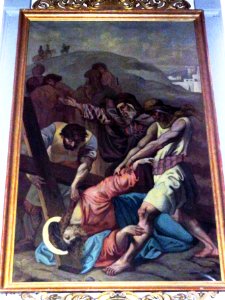 Solesmes (Nord, Fr) chemin de Croix par Delacroix, station 09