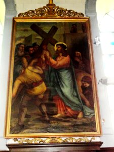 Solesmes (Nord, Fr) chemin de Croix par Delacroix, station 02