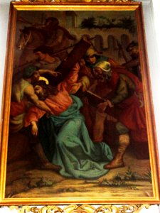 Solesmes (Nord, Fr) chemin de Croix par Delacroix, station 05