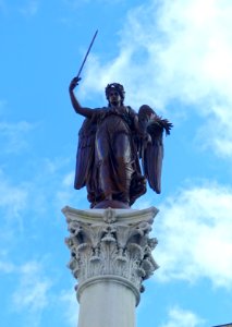 Soldiers' Monument, detail - Worcester, MA - DSC04000