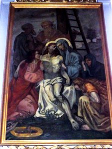 Solesmes (Nord, Fr) chemin de Croix par Delacroix, station 13