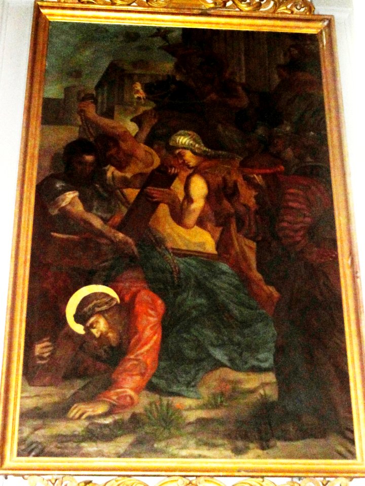 Solesmes (Nord, Fr) chemin de Croix par Delacroix, station 03