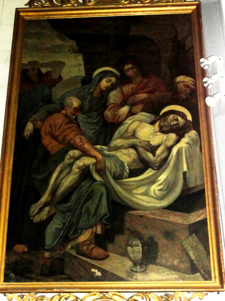 Solesmes (Nord, Fr) chemin de Croix par Delacroix, station 14