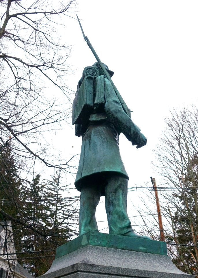Soldiers’ Monument, sculptor unknown, cast by the Roman Bronze Works, dedicated May 30, 1910 DSC08970