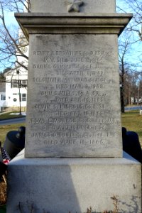 Soldiers Monument side 2 - Paxton, Massachusetts - DSC08313