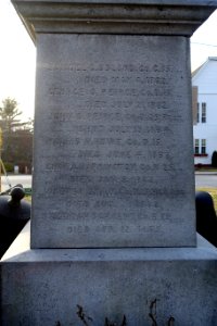 Soldiers Monument side 3 - Paxton, Massachusetts - DSC08315