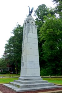 Soldiers Monument rear view, by Frederick Wellington Ruckstull, sculpted 1922, granite and bronze DSC04175