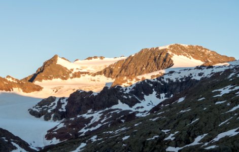 Sonklarspitze bei Sonnenaufgang