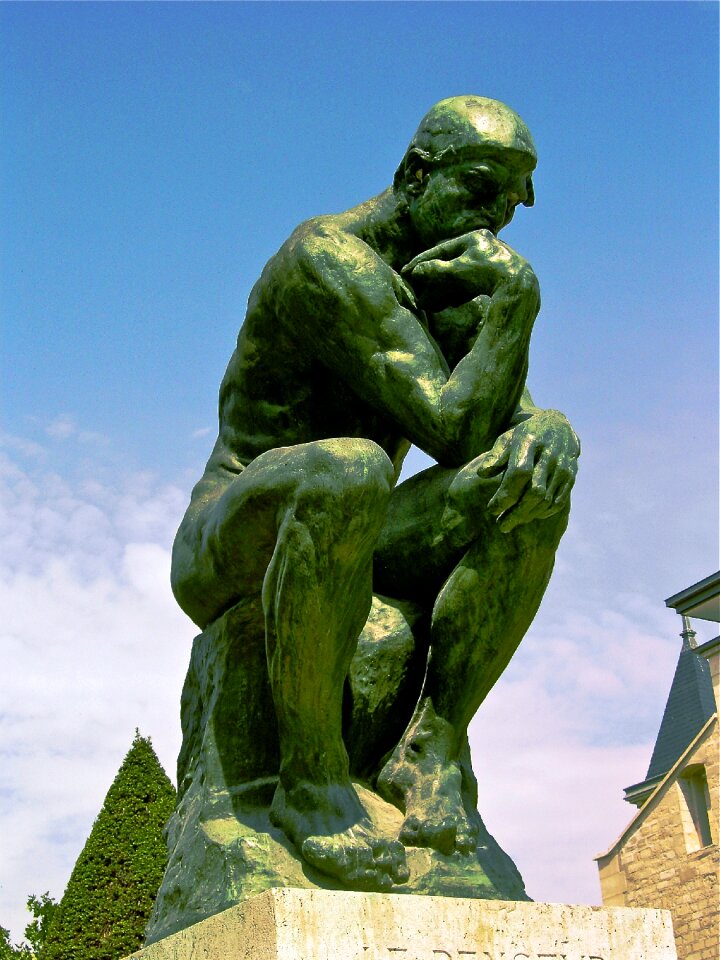 Bronze famous sculpture rodin museum