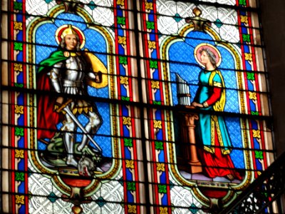 Sorcy-Saint-Martin (Meuse) église Saint-Rémi, vitrail 06