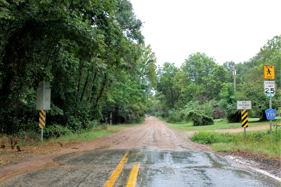 South end of Highway 163 at Wittsburg, Arkansas
