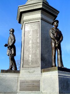 Soldiers and Sailors Monument - plaque - Lawrence, MA - DSC03570