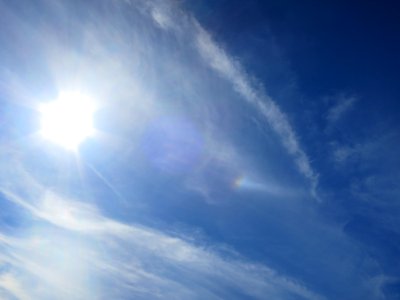Sonne mit Wolken Neuperlach