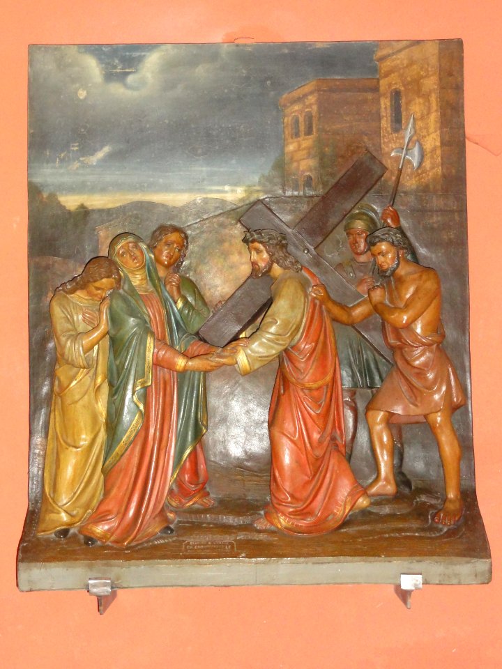 Sorbais (Aisne) église Saint-Martin, chemin de croix, station 04