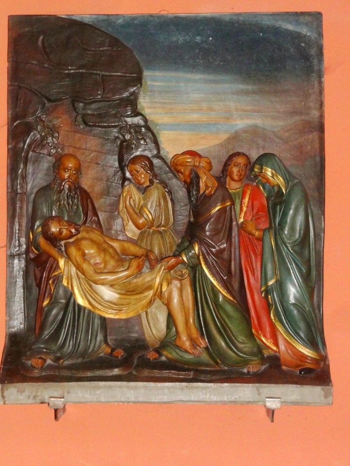 Sorbais (Aisne) église Saint-Martin, chemin de croix, station 14