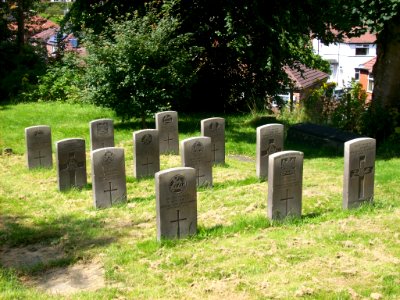 Soldiers graves, St Mary, Prestwich photo