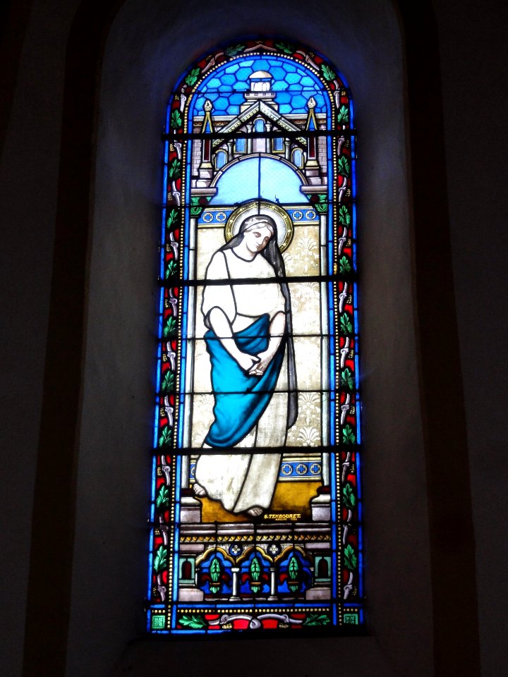 Sorbais (Aisne) église Saint-Martin, vitrail 03