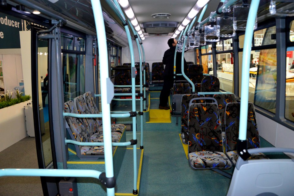 SOR EBN 11 bus interior. Spielvogel 4