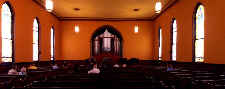 South Side Presbyterian Church, South Side, Pittsburgh, interior, 2015-04-19, 01
