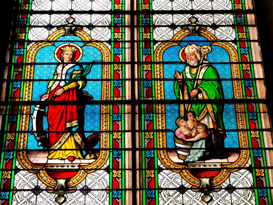 Sorcy-Saint-Martin (Meuse) église Saint-Rémi, vitrail 05