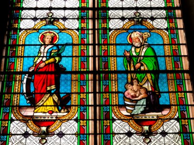 Sorcy-Saint-Martin (Meuse) église Saint-Rémi, vitrail 05