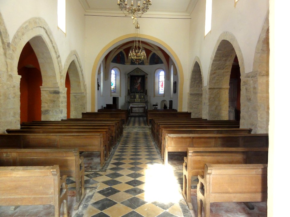 Sorbais (Aisne) église Saint-Martin, intérieur
