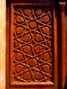 South portal of Golshan Hawza - Wooden New door - Nishapur 1