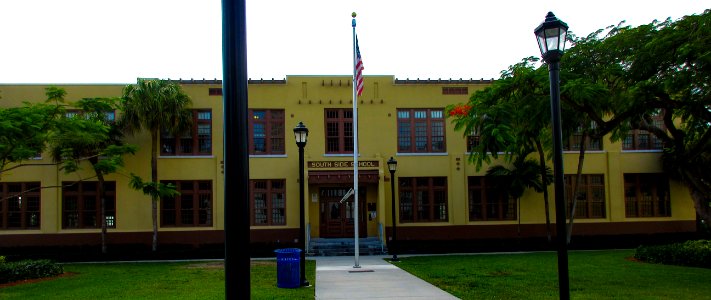 South Side School Fort Lauderdale Florida facade 2