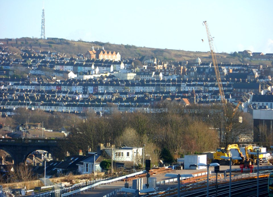 Southeastward view from Stanford Road, Prestonville, Brighton (December 2013) (2)