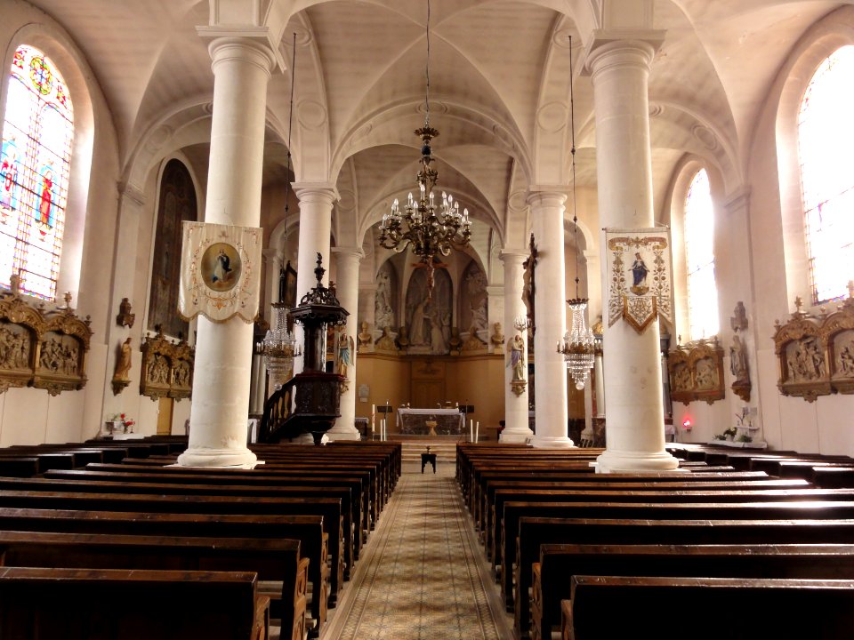 Sorcy-Saint-Martin (Meuse) église Saint-Rémi, intérieur