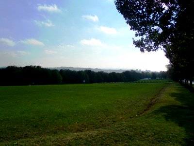 Southeastward view across Hollingbury Park, Ditchling Road, Brighton (October 2011)