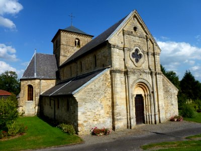 Sorcy-Bauthémont (Ardennes) église Notre-Dame, façade