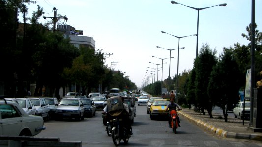South view from Hafez sq - Shahid Fahmide blv (Bonyad e Shahid) - Nishapur 1