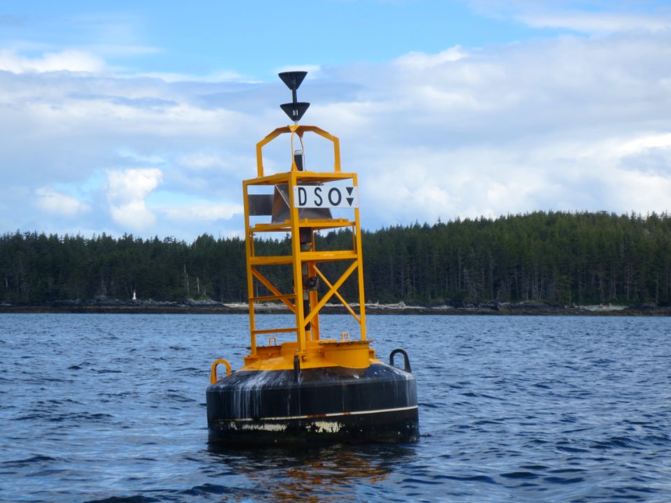 South Cardinal light and whistle buoy off of South Racheal Island