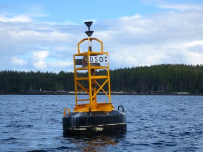 South Cardinal light and whistle buoy off of South Racheal Island