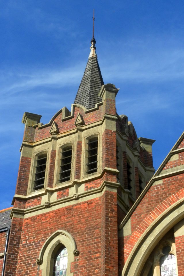 South Street Free Church, South Street, Eastbourne (NHLE Code 1393286) (October 2012) (Spire)