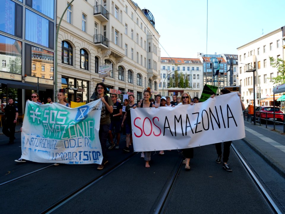 SOSAmazonia demonstration Berlin 23-08-2019 11