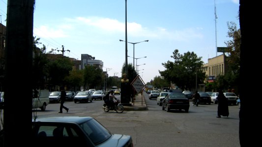 South view from Hafez sq - Shahid Fahmide blv (Bonyad e Shahid) - Nishapur 8