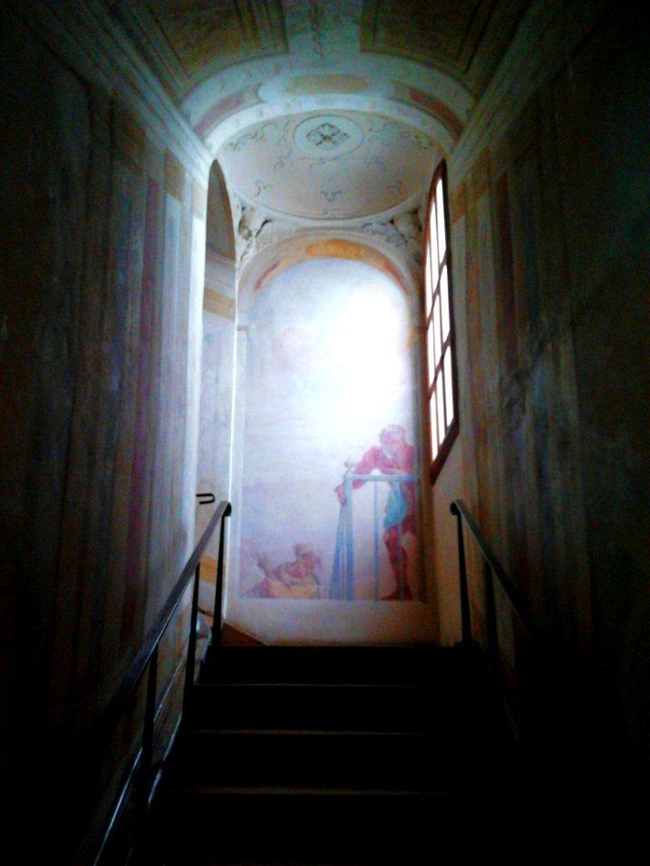South staircase in the Wilanów Palace