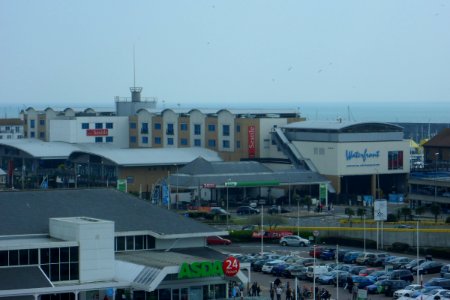 Southeastward view across Brighton Marina (May 2013)