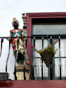 Southend- figure on a balcony